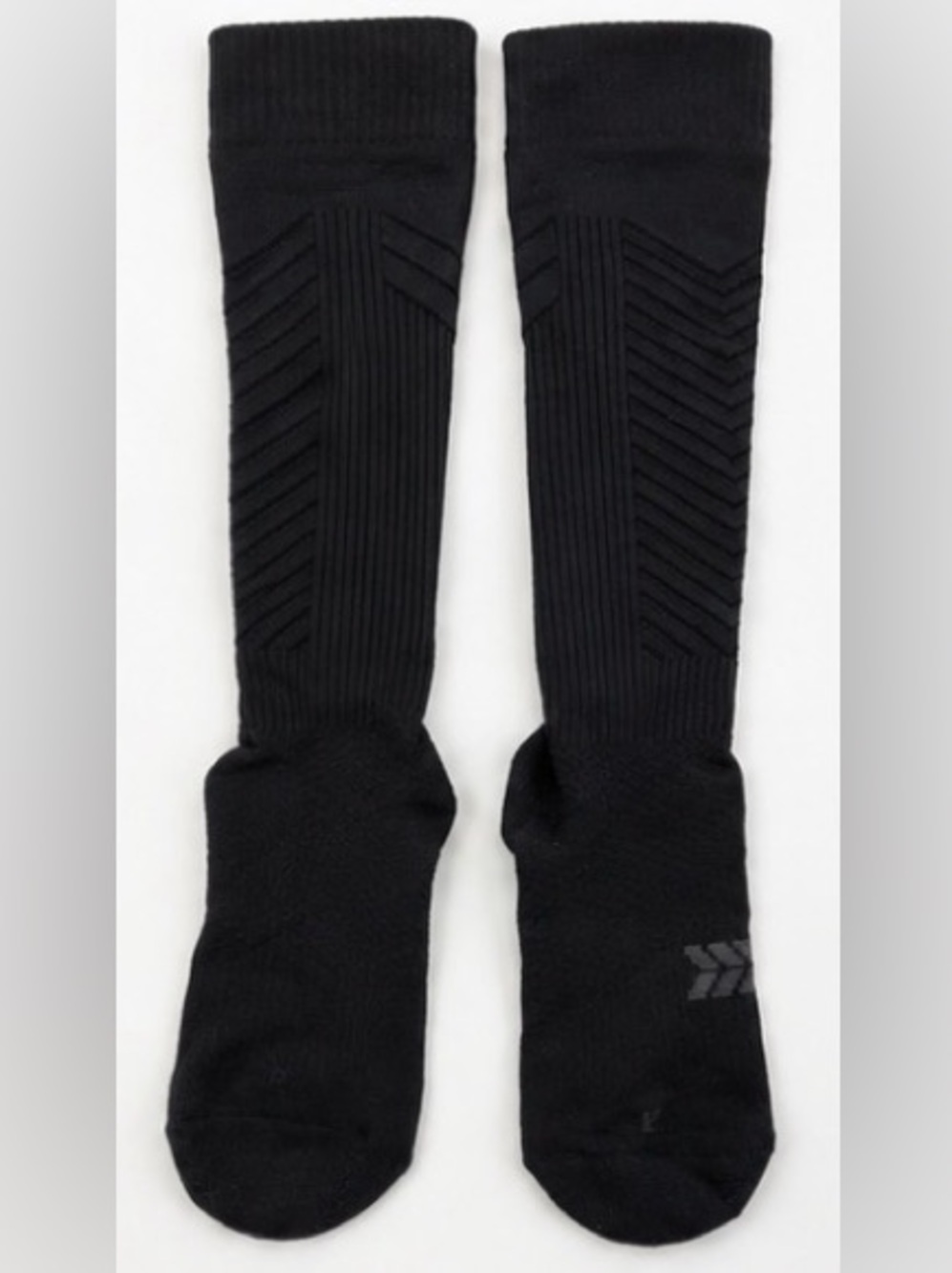[All in Motion] Black Graduated Compression Knee High Socks Running Sz 6 - 12